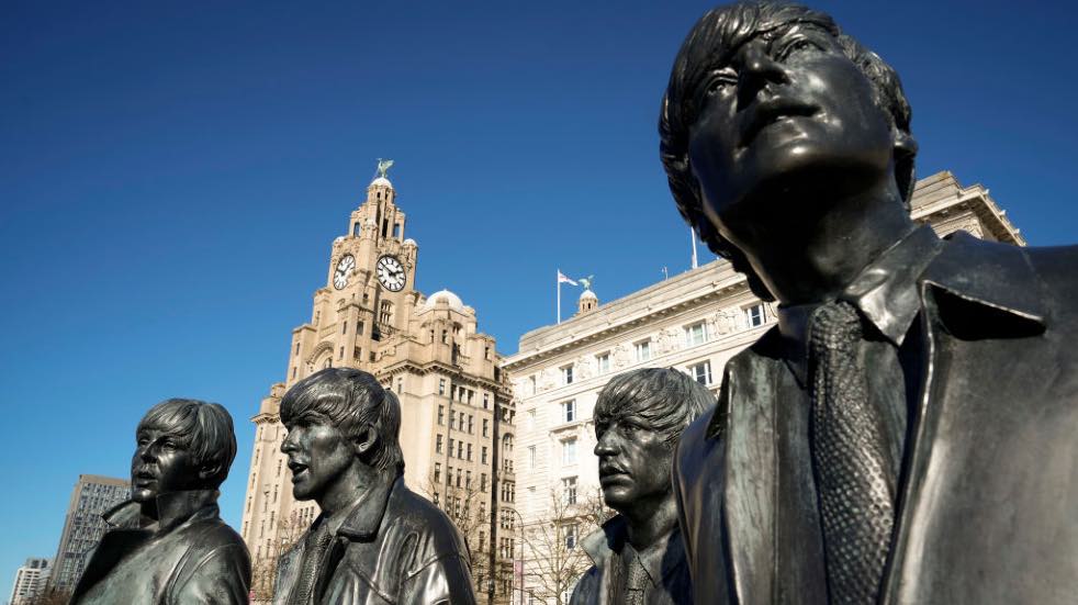 Beatles statues Liverpool